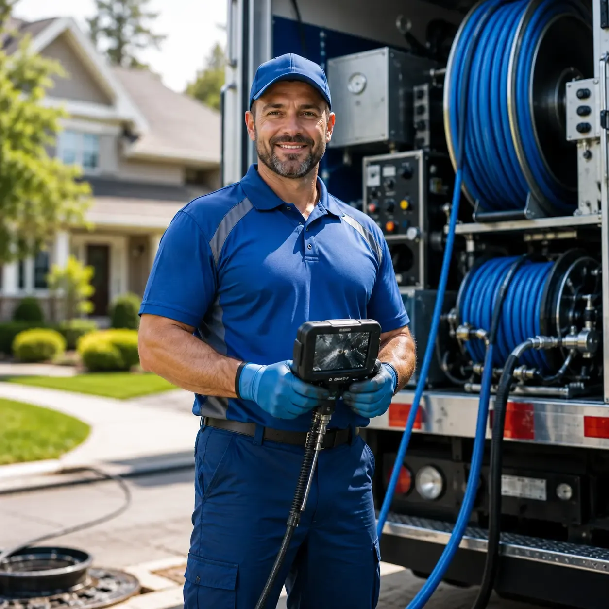 Local outdoor drain cleaning specialists in Brutus, MI